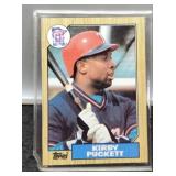 1987 Kirby Puckett Baseball Card #450