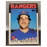 1986 Pete Incaviglia Rookie Baseball Card