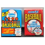 1990 & 1991 Fleer Baseball Card Pacs