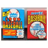 1990 & 1991 Fleer Baseball Card Packs