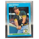 1987 Jose Canseco Rookie Baseball Card