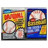 1987, 88 & 89 Baseball Wax Packs