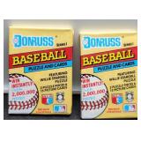 2- 1991 Donruss Wax Packs, Sealed