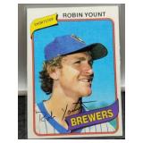 1980 Robin Yount Baseball Card
