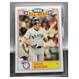 1986 Wade Boggs Baseball Card
