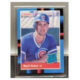 1988 Mark Grace Rookie Baseball Card