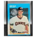 1987 Will Clark Rookie Baseball Card