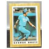 1987 George Brett Mini Baseball Card