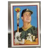 1989 Mark McGwire Baseball Card