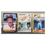 3- Mike Schmidt Baseball Cards