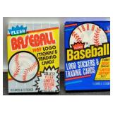 1988 & 89 Baseball Wax Packs, Sealed