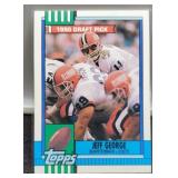1990 Jeff George Rookie Football Card
