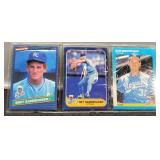 3- Bret Saberhagen Baseball Cards