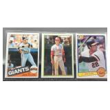 3- Jack Clark Baseball Cards