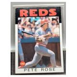 1986 Pete Rose Baseball Card