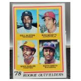 1978 Rookie Outfielders Topps #710
