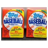 2- 1988 Wax Packs w/Bubble Gum