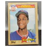 1987 Darryl Strawberry Baseball Card