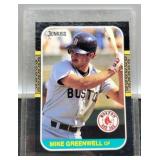 1987 Mike Greenwell Baseball R/C