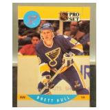 1991-92 Brett Hall Hockey Card