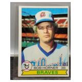 1979 Bob Horner Rookie Baseball Card, 586