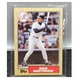 1987 Don Mattingly Baseball Card , #500