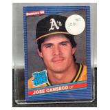 1986 Jose Canseco Baseball R/C Card #39