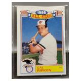 1986 Cal Ripken Baseball Card #16/22