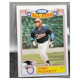 1986 Kirby Puckett Baseball Card #19