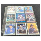 9 Chicago Cubs Baseball Cards