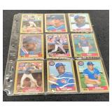 1987 Topps Chicago Cubs Cards