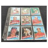 1985 Topps Chicago White Socks Cards