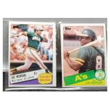 2- 1985 Baseball Cards