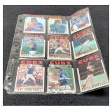 1986 Topps Chicago Cubs Ball Cards