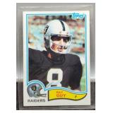 1982 Ray Guy Football Card