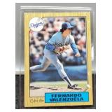 1987 Fernando Valenzuela Baseball Card