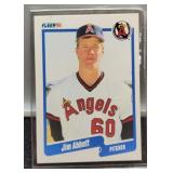 1990 Jim Abbott Baseball Card, #125
