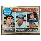 1968 Pitching Leaders Baseball Card