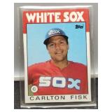 1986 Carlton Fisk Baseball Card #E