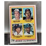 1978 Rookie Second Basemans Card