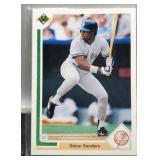 1991 Deon Sanders Baseball Card