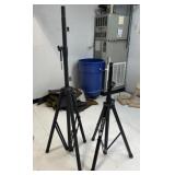 2 - Adjustable On Stage Speaker Stands