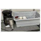 Bus Tray and Coffee Maker