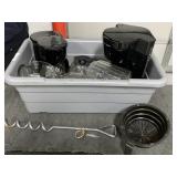 Bus Tray and Coffee Makers