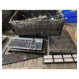 Tote Full of Electronics and Computers