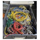 Tote Full of CAT Cable