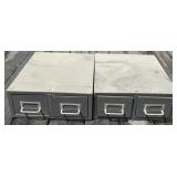 2 - Steel File Boxes