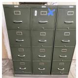 3 - Steel File Cabinets