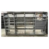 4 Sections of Heavy Steel Shelving