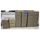 6 - Steel File Cabinets